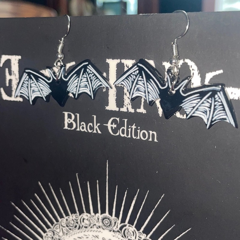 🦇 Bat earrings